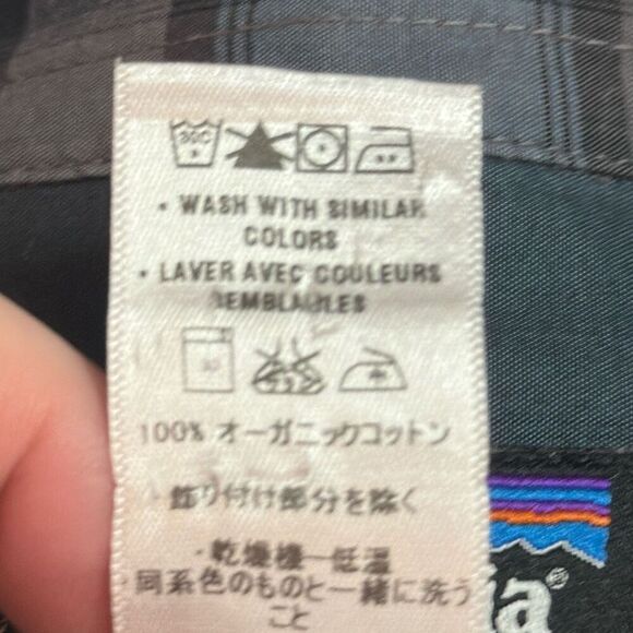 Patagonia Men's Worn Wear Wagner Plaid Shirt Size M Medium Style 54030 Snaps - Picture 8 of 9